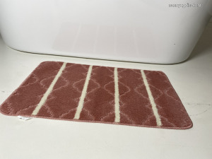 Fürdőszobai szőnyeg 1 részes - hússzínű