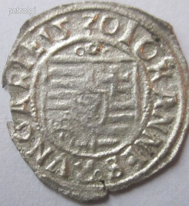 Szapolyai János  /1526-1540 / dénár. ÉH:699/u.  /1530/