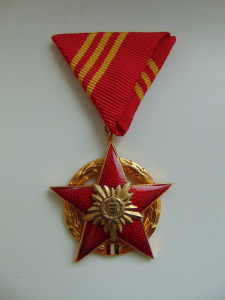 Vörös Csillag Érdemrend III. osztály (háborús kitüntetés tervezet)