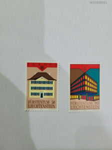 Postatiszta bélyeg teljes sor Liechtenstein 1990