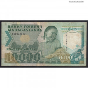Madagaszkár, 10000 ariary 1993 F