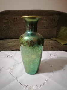 Zsolnay eozin savmaratott váza