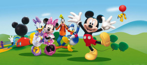 Minnie és Mickey fekvő poszter 202 cm x 90 cm