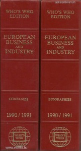Whos Who - European business and industry 1-2. k.
