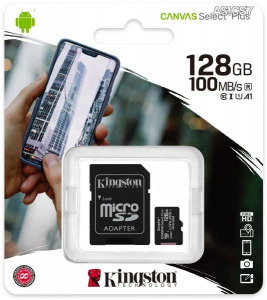 ÚJ!!! Kingston 128GB-os microSDXC Class10 memóriakártya! Akció!!!