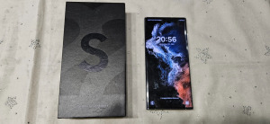Samsung Galaxy S22 Ultra 5G Újszerű Dual Silver Garis !