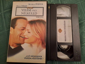 Velem vagy nélküled VHS - Bruce Willis és Michelle Pfeiffer romantikus filmje