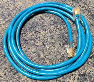 CAT5e Ethernet patch kábel 1.5m kék