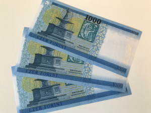 2017-es hármas sorszámkövető 1000 forintos DK sorozat UNC