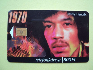 Telefonkártya, Jimmy Hendrix