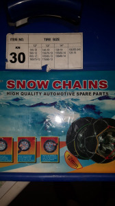 HÓLÁNC 12 - 13-14 colos kerékre Snow Chain,KN 30 méret – Bp. XIV.,
