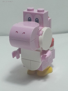 Lego Super Mario 71387 Pink Yoshi - Brick Built figura 2021