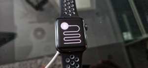 Apple Watch Series 2 Nike 38mm Okosóra Space Gray Alkatrésznek !