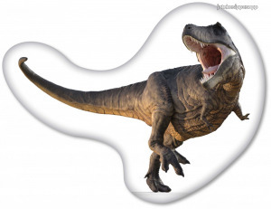 Dinoszaurusz formapárna, díszpárna 37*28 cm.ÚJ. CBX544864 (meghosszabbítva: 3179361821) - Vatera.hu Kép