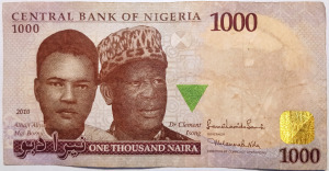 Nigéria 1000 naira 2010