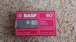 BASF magnókazetta 1 db bontatlan