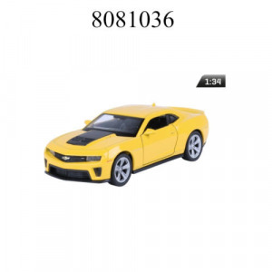 Modell autó/makett/ Chevrolet Camaro ZL1 sárga 1:34 CMa880CHCZ