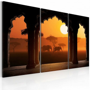 Kép - The tranquillity of Africa - triptych 90x60