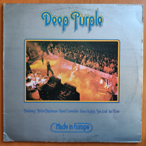 DEEP PURPLE - MADE IN EUROPE LIVE KONCERT ROCK BAKELIT HANGLEMEZ VG/VG LP 1975 (*41)