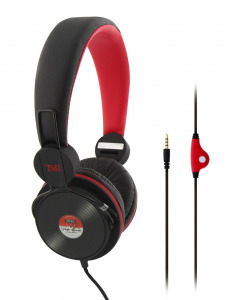 TnB Be Color Wired Headphone Black/Red CSBCVINYLE Periféria Mikrofon/Fülhallgató