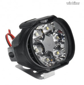 Motorkerékpár motor autó LED lámpa 12V vízálló 6 LED NAPPALI FÉNY DRL ködlámpa = KIÁRUSÍTÁS