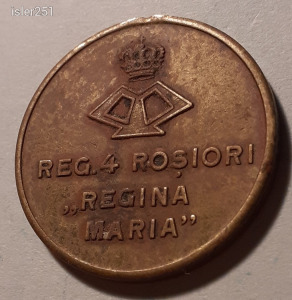 Reg. 4 Rosiori Regina Maria medál