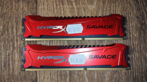 PC alkatrész - RAM - Kingston HyperX Savage 8GB (2x4GB) DDR3 1600MHz HX316C9SRK2/8