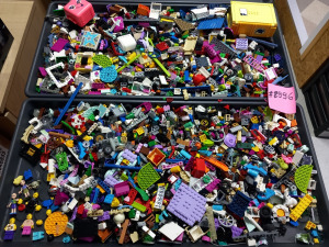 LEGO ömlesztett vegyes csomag figura elemek 3 kg #2996