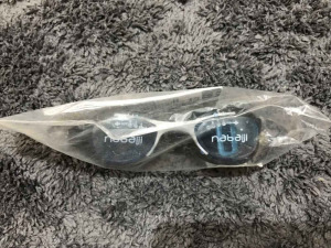 Új S-L-es Nabaiji 100 Xbase kék üveges úszószemüveg