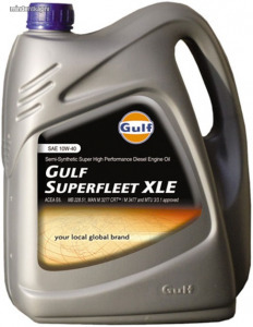 Gulf SuperFleet XLE 10W40 tehergépjármű motorolaj 1L
