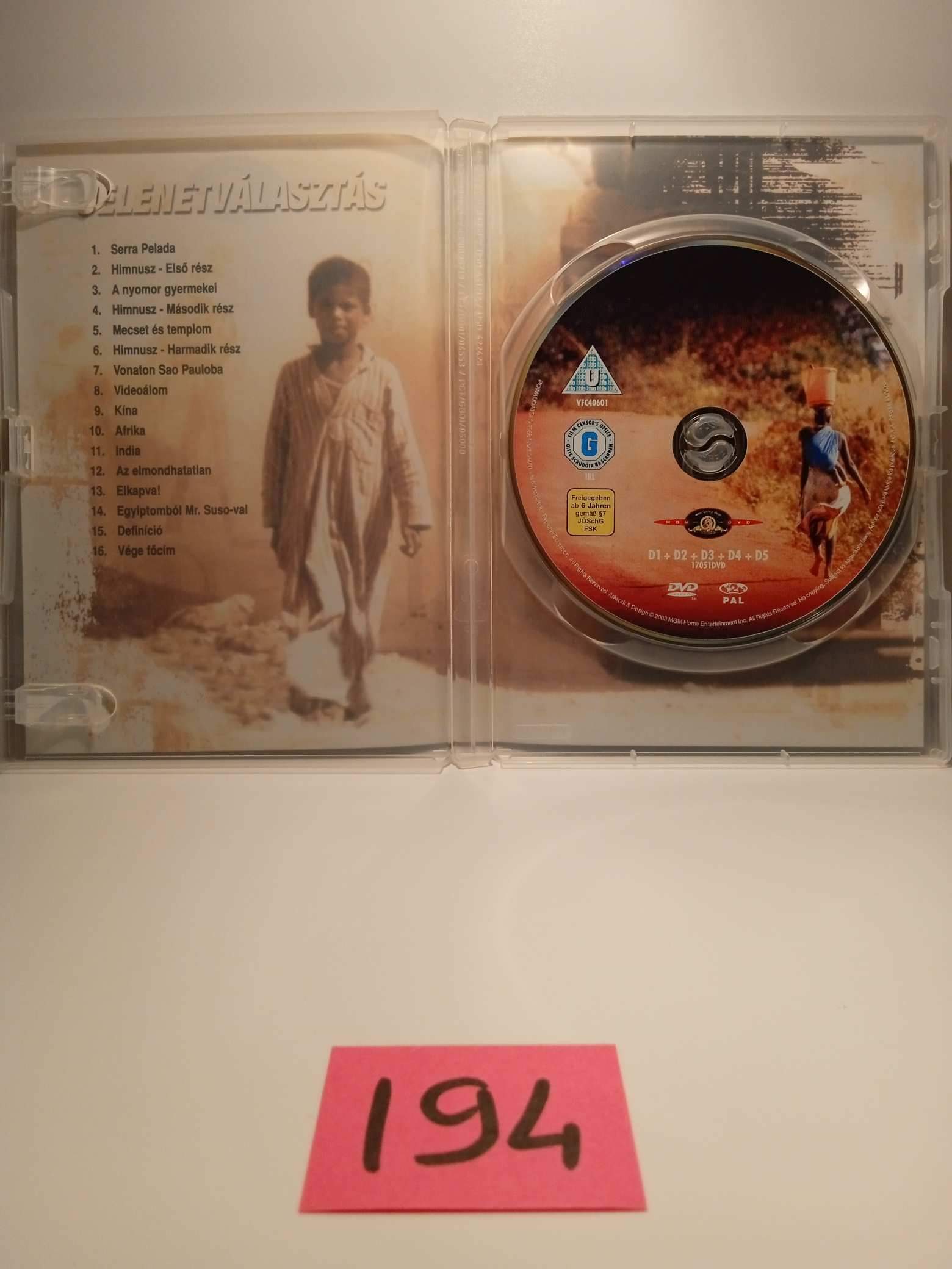 Jó állapotú DVD 194 Koyaanisqatsi - Kizökkent világ / Powaqqatsi - Változó világ - Díszdobozos