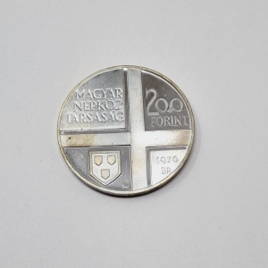 1976 ezüst PP Munkácsy Mihály 200 Ft érme pénz emlékpénz 1FT NMÁ