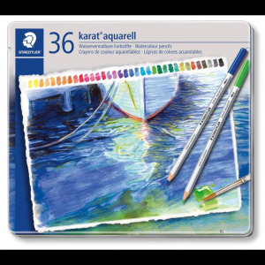 Staedtler Karat színes akvarell ceruza készlet 36db  (125 M36 / TS125M36) (TS125M36)