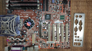RETRO PC alkatrész - alaplap - ABIT NF7 - SOCKET 462 - AMD Athlon XP 2500+