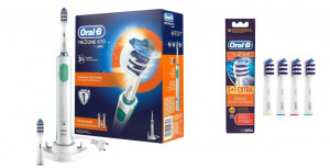 Új! Oral-B Trizone 670, elektromos fogkefe + 4 db pótfej