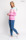 Budmil női kapucnis szabadidő felső - világoskék rózsaszín (S-XXL) Kép