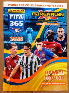Teljes Panini FIFA Update 2022 gyűjtemény, 160 focis kártya, az összes, 66 limited, plusz 24 XXL