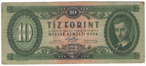10 Forint 1947.02.27. Ad: F2 VG - Vatera.hu Kép