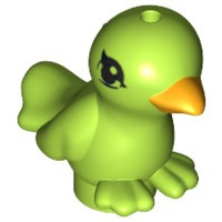 Lime madár EREDETI LEGO állatfigura - Friends 41095 Emma háza - Új