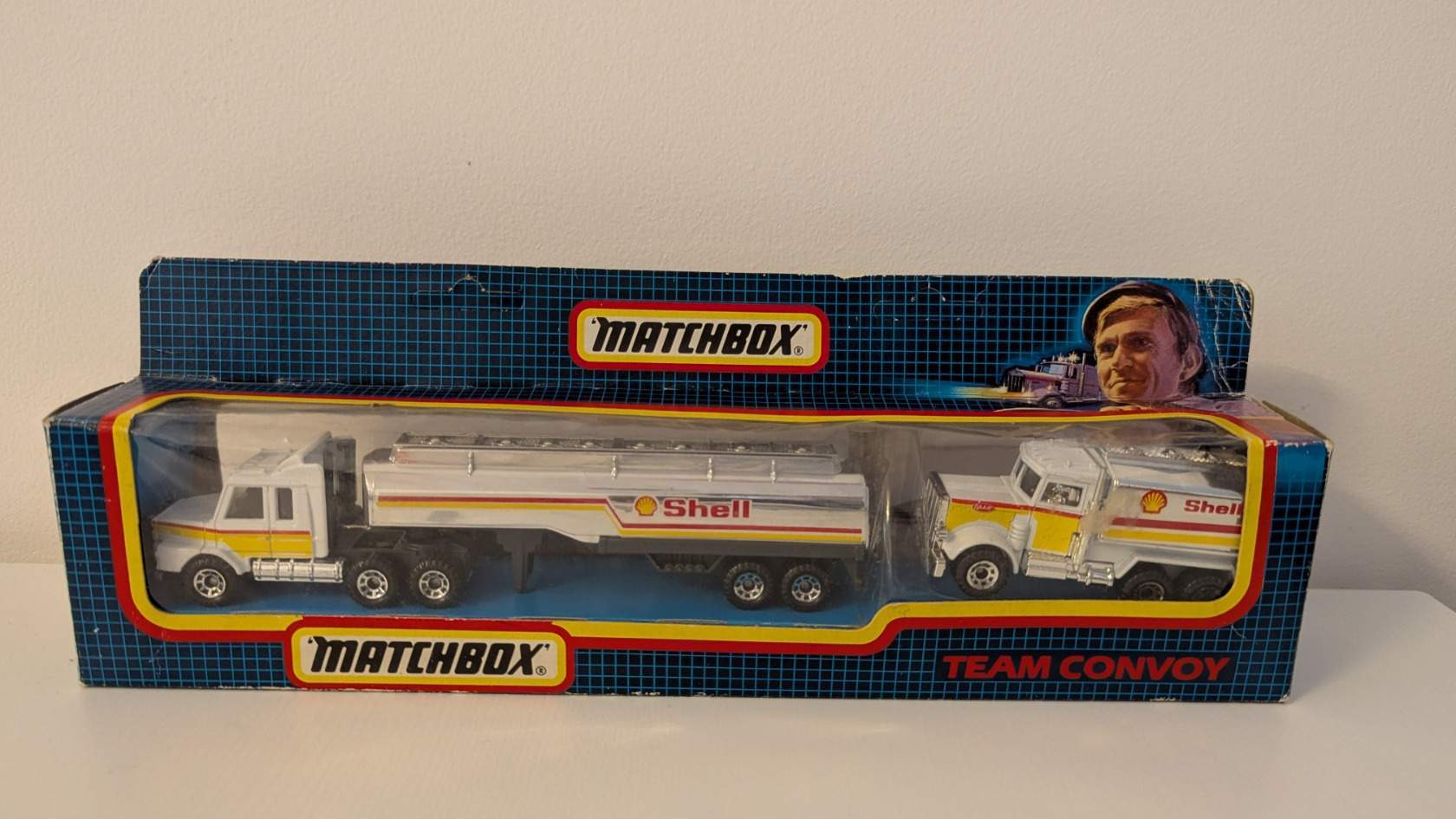 Matchbox Convoy TC Shell Scania tanker és Peterbilt tanker Ritkán ...