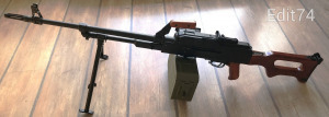 A&K PKM fa AEG airsoft fegyver