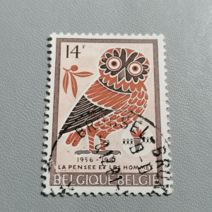 Pecsételt bélyeg Belgium. *  1981.