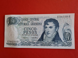 5 pesos 1974 Argentina