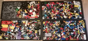 LEGO ömlesztett vegyes csomag figura elemek 3,4 kg #2463