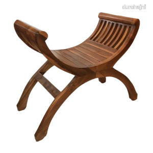 Teakfa ollószék, szék
