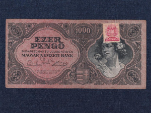 Háború utáni inflációs sorozat (1945-1946) 1000 Pengő bankjegy 1945 (id39810) Kép