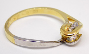 Köves arany gyűrű (ZAL-Au 104836)