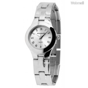 Magnum acélszíjas női karkötő óra, ezüst színű