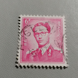 Pecsételt bélyeg Belgium. *  1958.