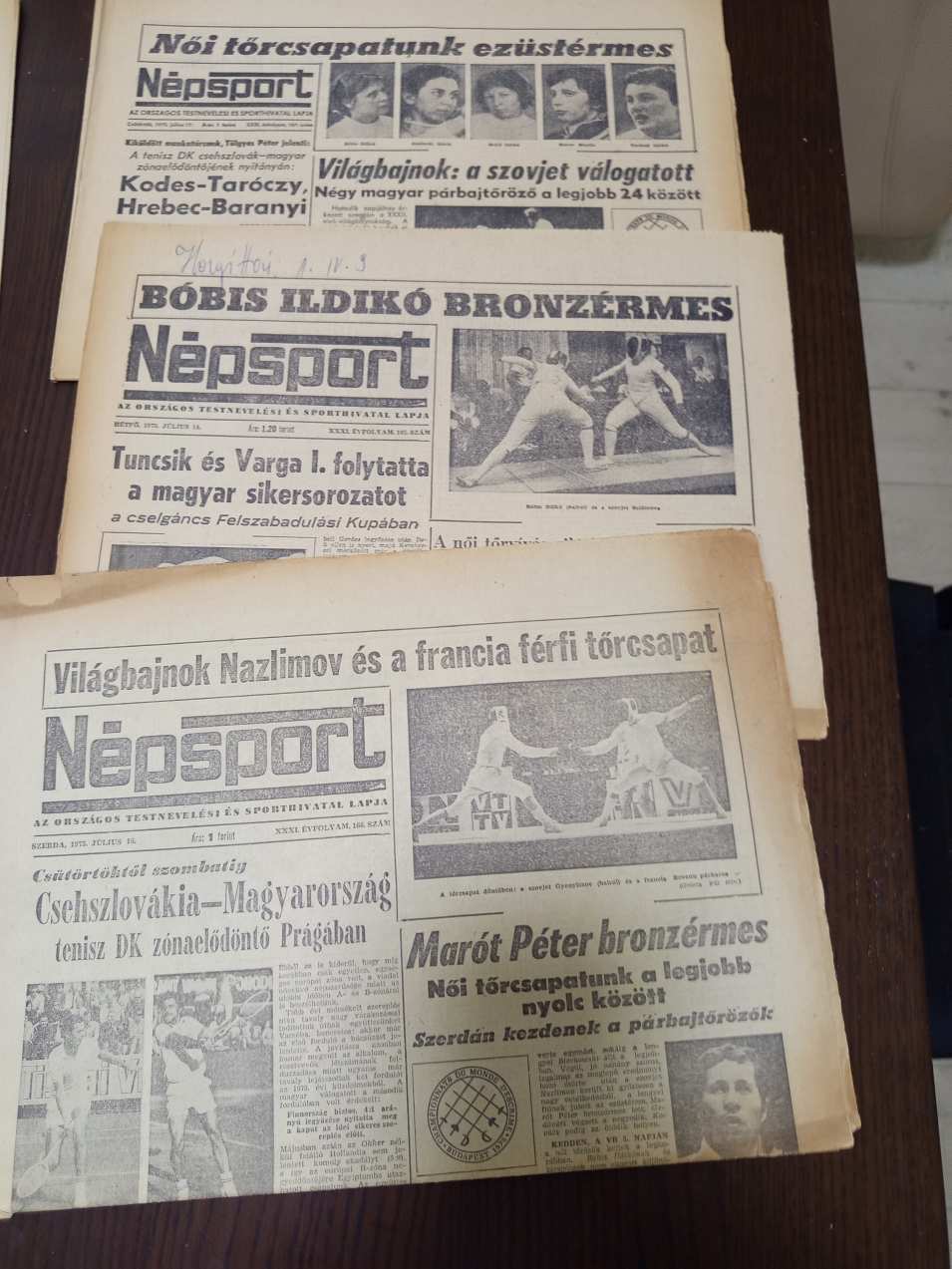 Vívó VB Budapest 1975
